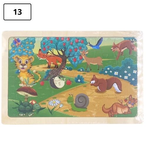 Rompecabezas infantil pequeno de madera 13