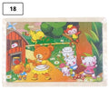 Rompecabezas infantil pequeno de madera 18