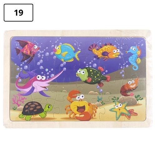 Rompecabezas infantil pequeno de madera 19
