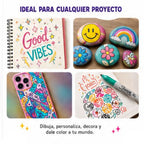 Ruleta Sharpie Glam Pop x30 unds - Marcadores Permanentes Punta Fina