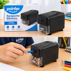 Ejemplo de uso del sacapunta eléctrico Pointer SHE-22141