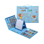 Set de arte infantil 208 piezas azul