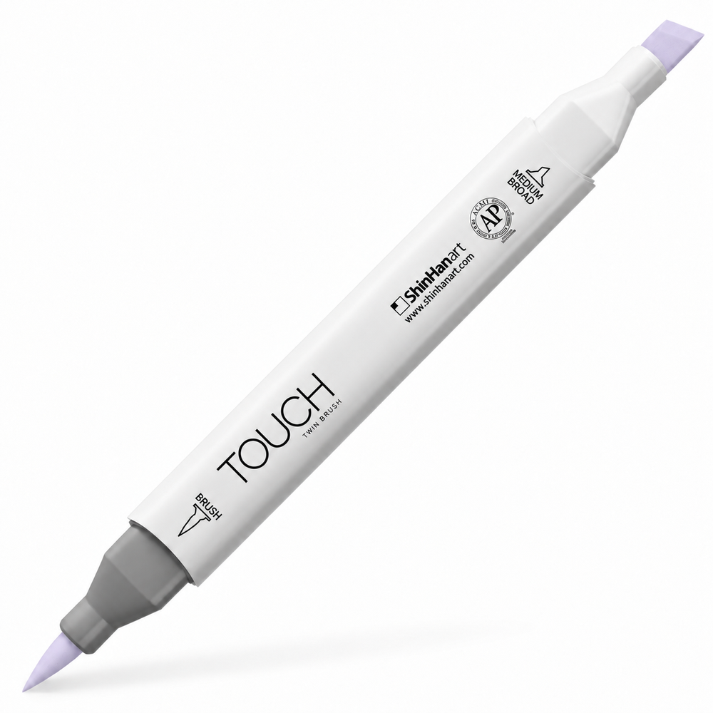Marcador ShinHan TOUCH TWIN BRUSH PB77 PALE BLUE, unidad, imagen referencial