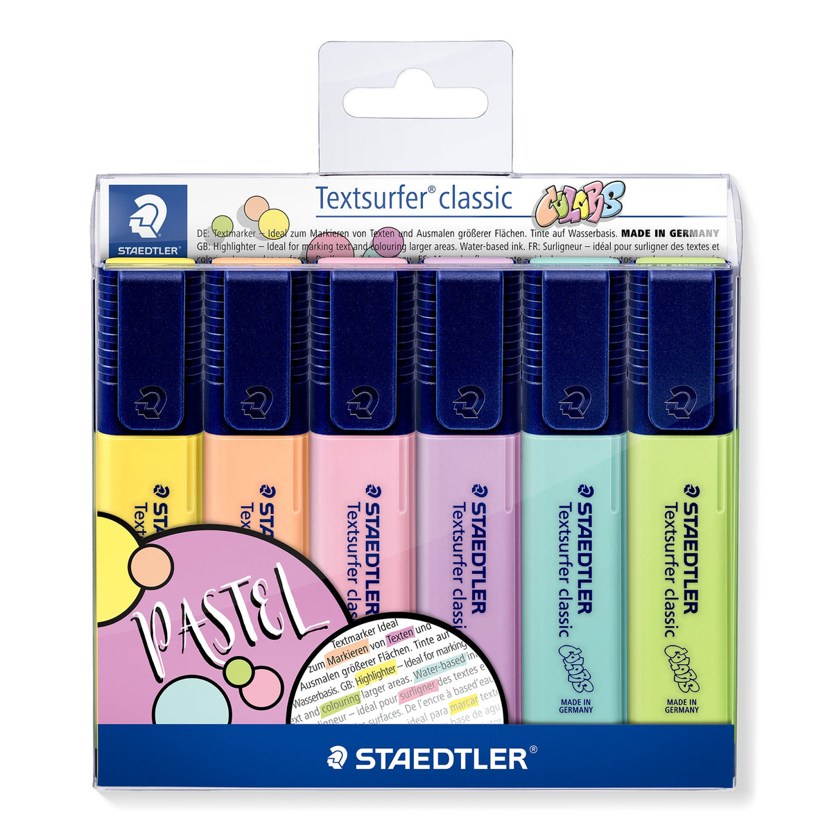 Resaltadores pastel STAEDTLER Textsurfer classic x 6 · 364 CWP6