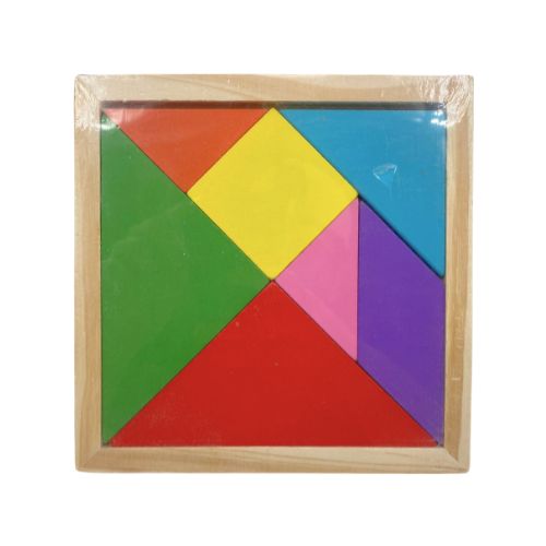 Tangram clasico mediano 16 x 16 cm