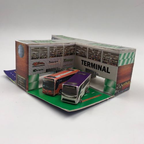 Terminal de transporte para maquetas
