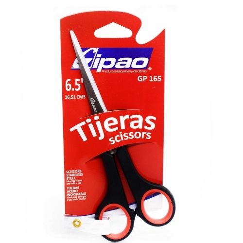Tijeras punta fina mango de pasta en 6 5 pulgadas