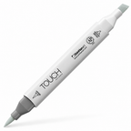 Marcador ShinHan TOUCH TWIN BRUSH GG1 GREEN GREY - vista principal. Imagen referencial generada.