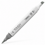Marcador ShinHan TOUCH TWIN BRUSH GG5 GREEN GREY - vista principal. Imagen referencial generada.