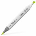 Marcador ShinHan TOUCH TWIN BRUSH F124 FLUORESCENT GREEN - vista principal. Imagen referencial generada.