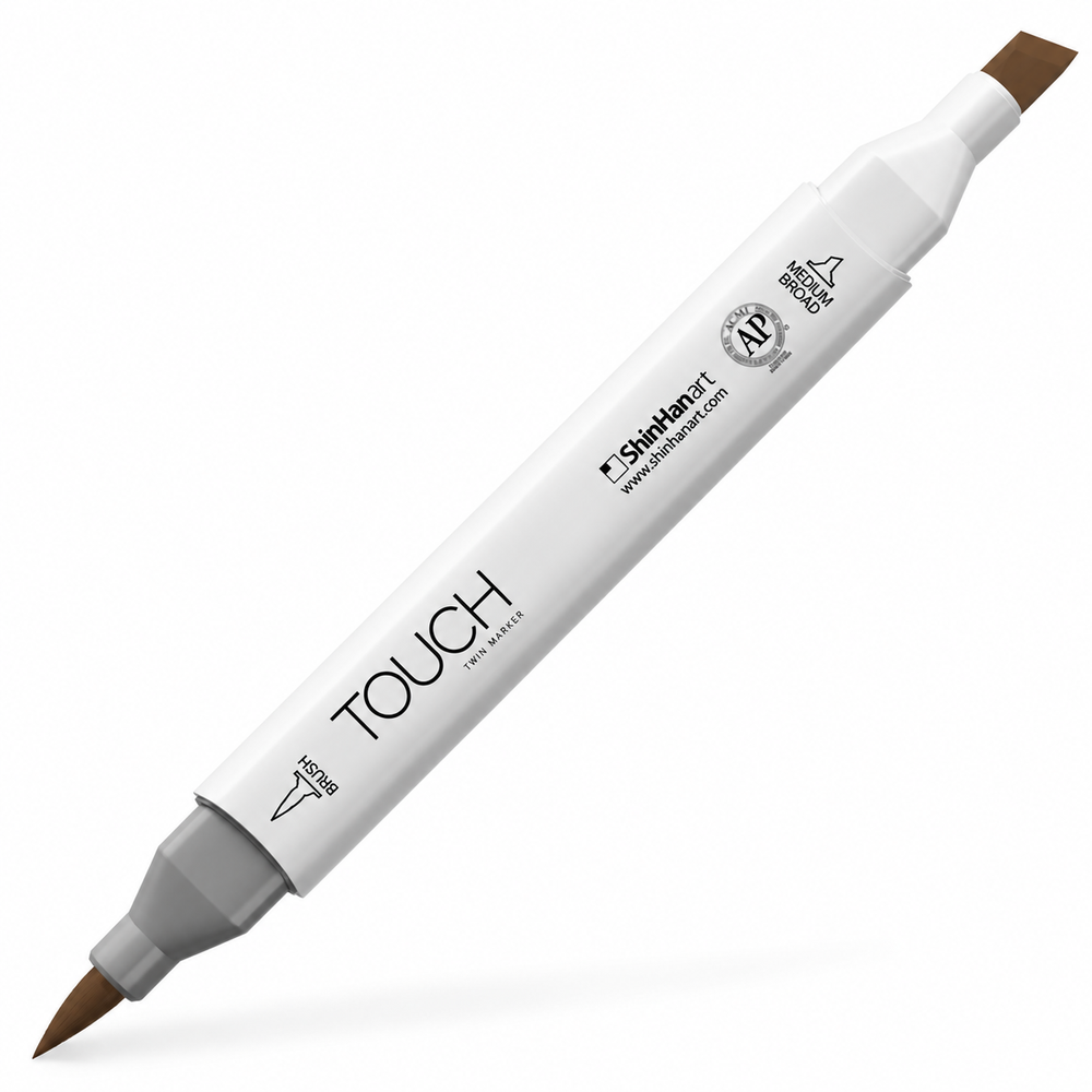 Marcador ShinHan TOUCH TWIN BRUSH BR99 BRONZE - vista principal. Imagen referencial generada.
