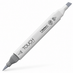 Marcador ShinHan TOUCH TWIN BRUSH CG3 COOL GREY - vista principal. Imagen referencial.