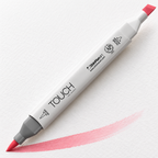 Marcador ShinHan TOUCH TWIN BRUSH RP7 COSMOS - ejemplo de uso. Imagen referencial.