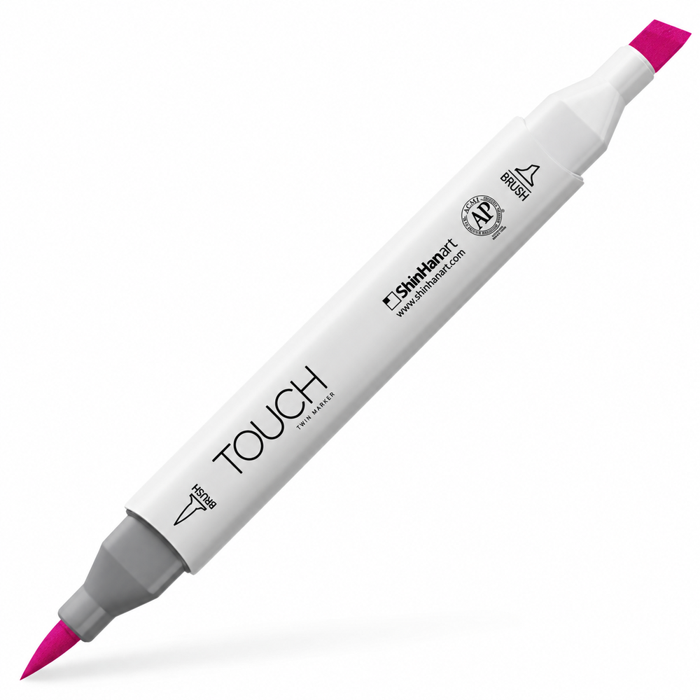 Marcador ShinHan TOUCH TWIN BRUSH RP86 VIVID REDDISH PURPLE - vista principal. Imagen referencial.