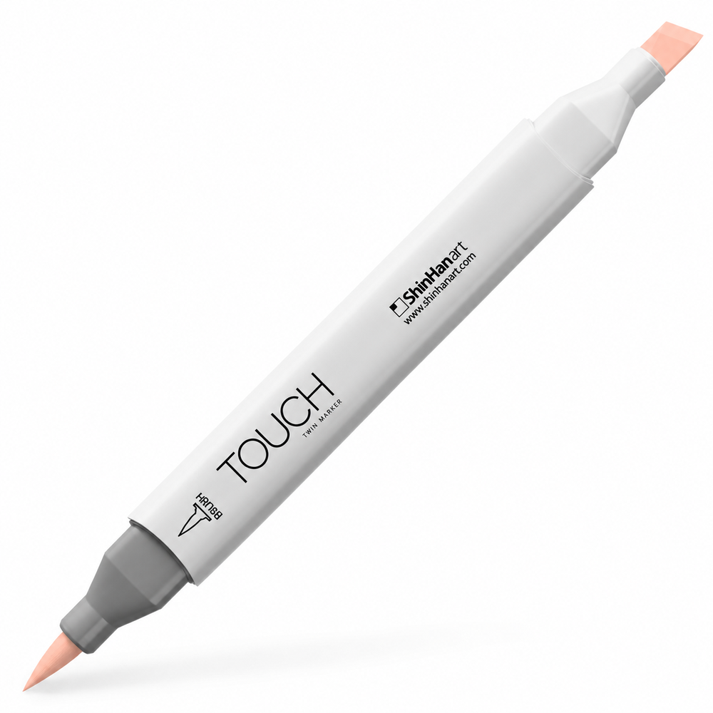 Marcador ShinHan TOUCH TWIN BRUSH YR27 POWDER PINK - vista principal. Imagen referencial.