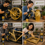 Usos de Laca Ultra Color Dorado Oro 18K 188 en proyectos