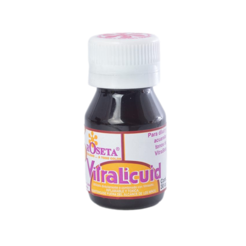 Vitralicuid diluyente para pintura de vidrio 30cc
