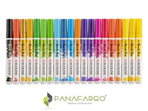 Ecoline brush pen 20 colores con tapa