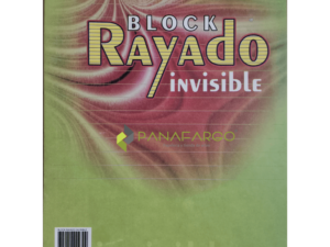 Block Rayas Invisible Carta + Panafargo