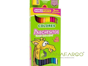 Colores Parchesitos 4 mm Largo X 12 + Panafargo