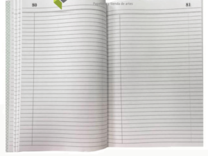 Cuaderno de Actas sin A-Z X 100 Folios Economico Oficio Boston abierto + Panafargo