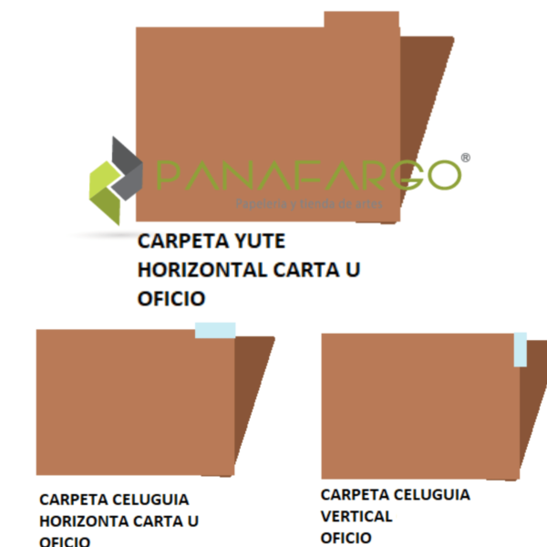 Explicación Carpeta Cartón Tute HorizontalFabriFolder + Panafargo