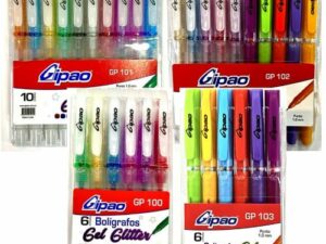 bolígrafo-mirellado-gel-glitter-y-fluorescente