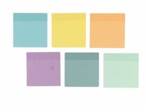 post-it-de-colores-Pastel-Notas-Adhesivas-Plasticas