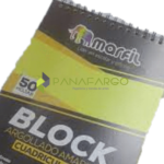 Block De Notas Amarillo Argollado Cuadriculado pasta + Panafargo