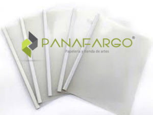 Carpeta Bisel Carta y Oficio Plastica transparente + Panafargo