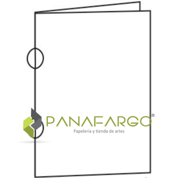 Carpeta de Presentación Plastificada Carta Blanca X 50 Uds + Panafargo