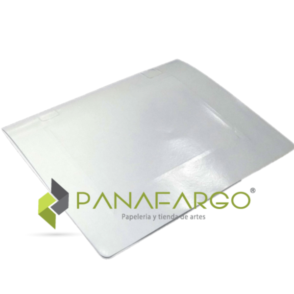 Carpeta de Presentación Plastificada Carta Blanca X 50 Uds muestra + Panafargo