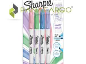 Marcador y Resaltador Pastel Sharpie X 4 Snote + Panafargo