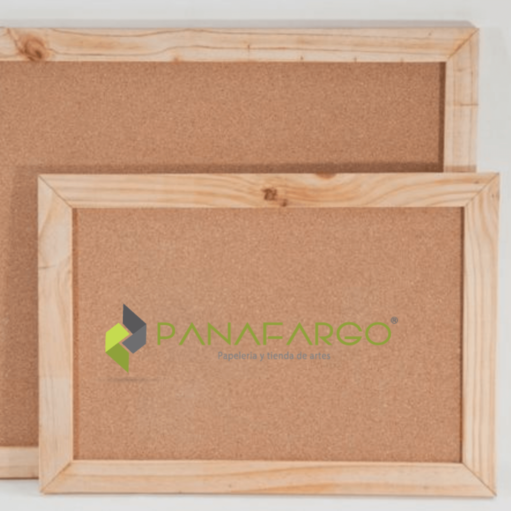 Tablero corcho marco madera 90x60- FAIBO - 607-3