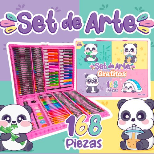 Kit De Arte Infantil ◄ De 168 Piezas Marca Grafito