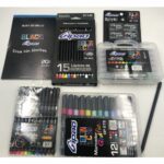 kit-de-dibujo-con-marcadores-plumigrafos-lapiz-colores-block