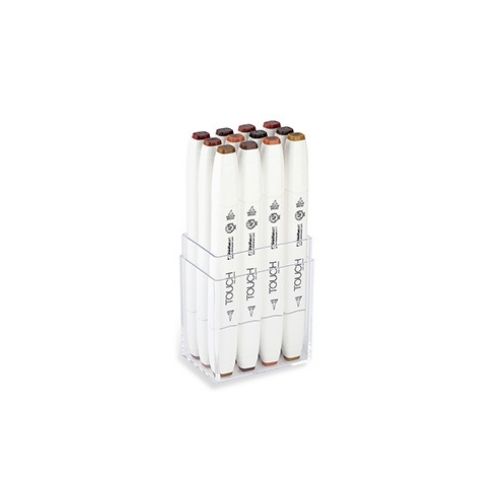 Marcador Touch Colores Marron