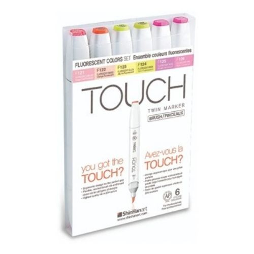 Marcadores Tocuh Todos Los Colores Rosado X6