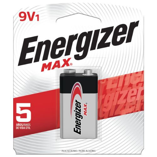 pila 9v cuadrada alcalina energizer max